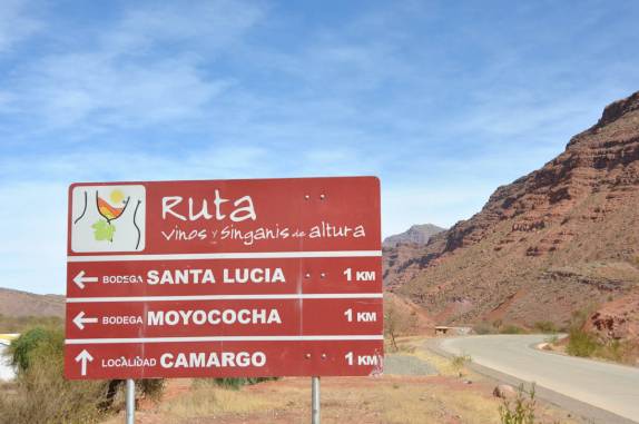 Atravessando região produtora de vinhos na viagem entre Potosí e Tarija - Boívia